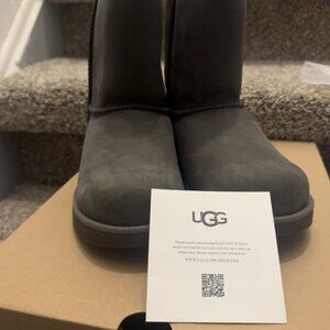 Ugg Kids Classic Weather Short 3Y Gray Boots NEW